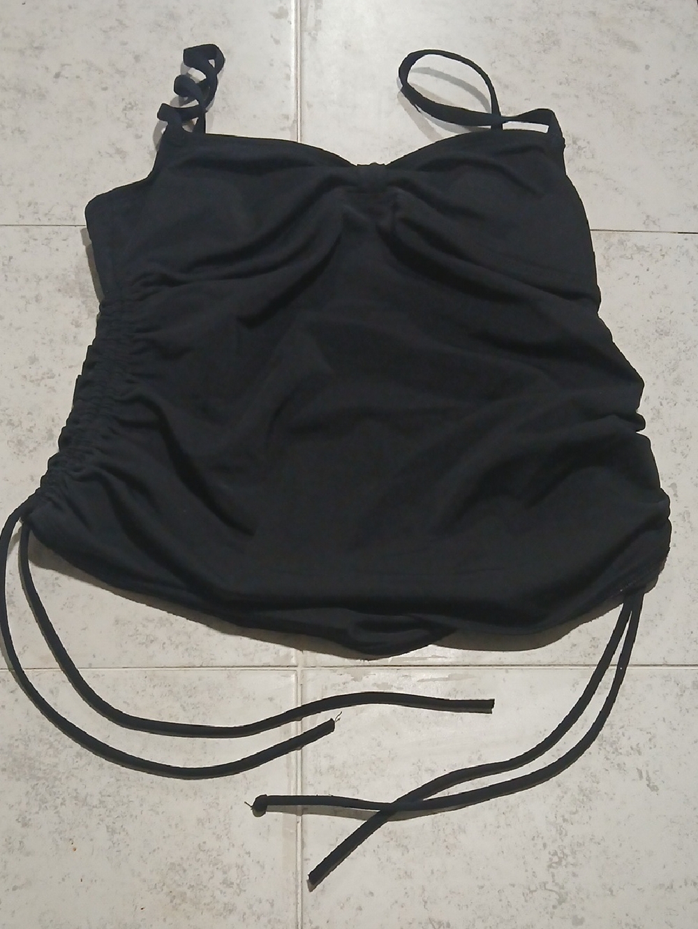 Source Unknown Black Women’s Tankini Top